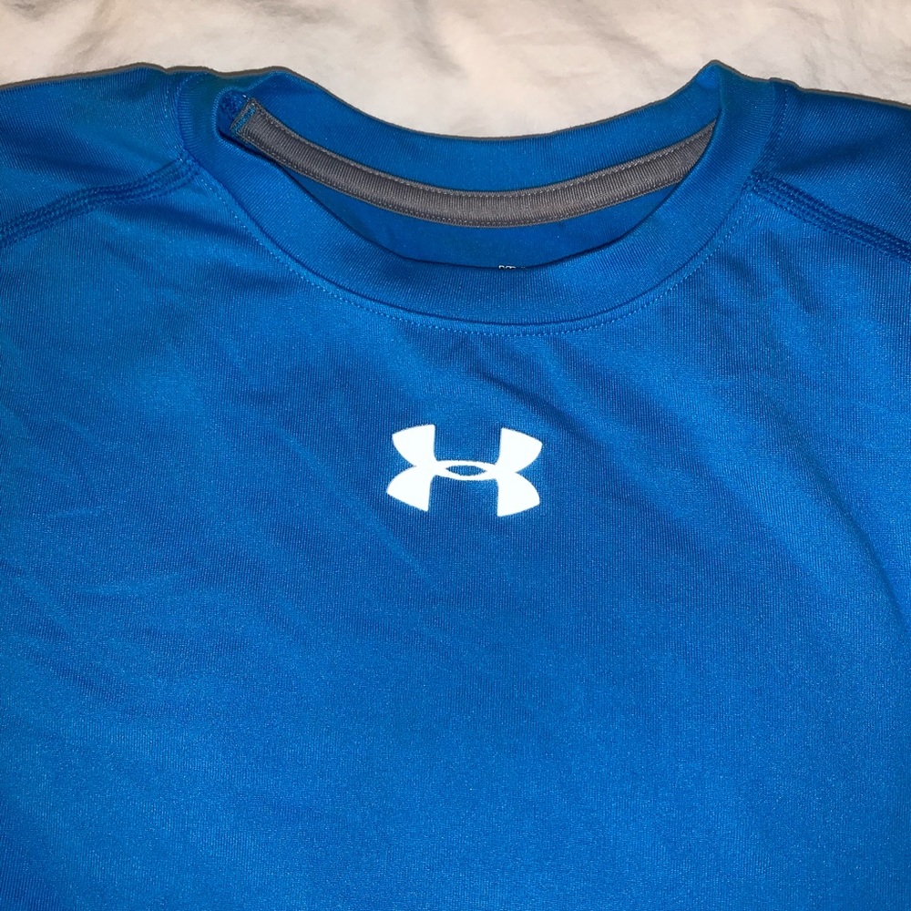 UNDER ARMOUR COLDGEAR BOYS BASEBALL shirt size large 12 14 - Picture 8 of 10